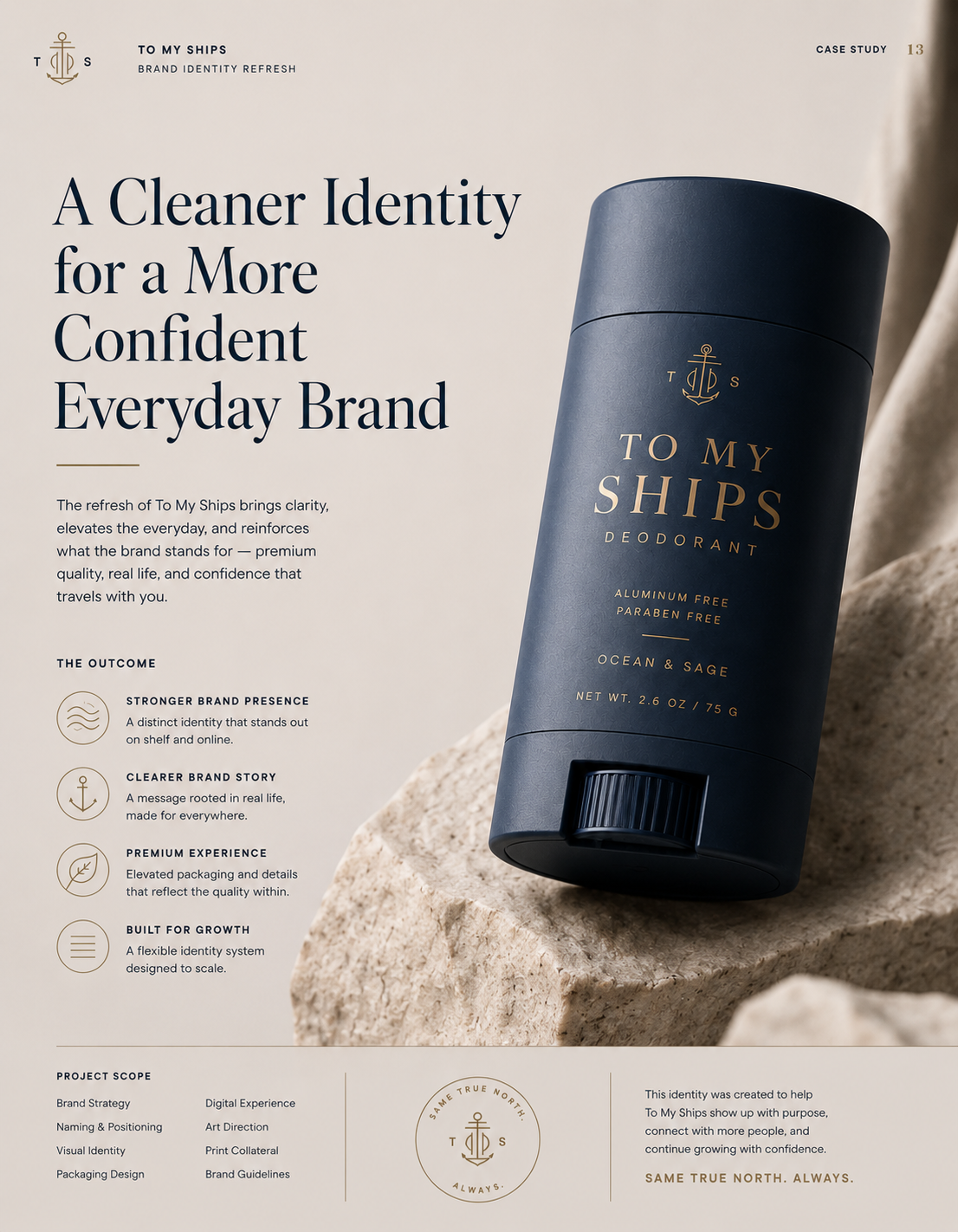 To My Ships Rebrand Case Study Closing
